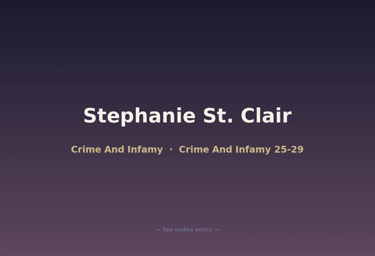 Stephanie St. Clair